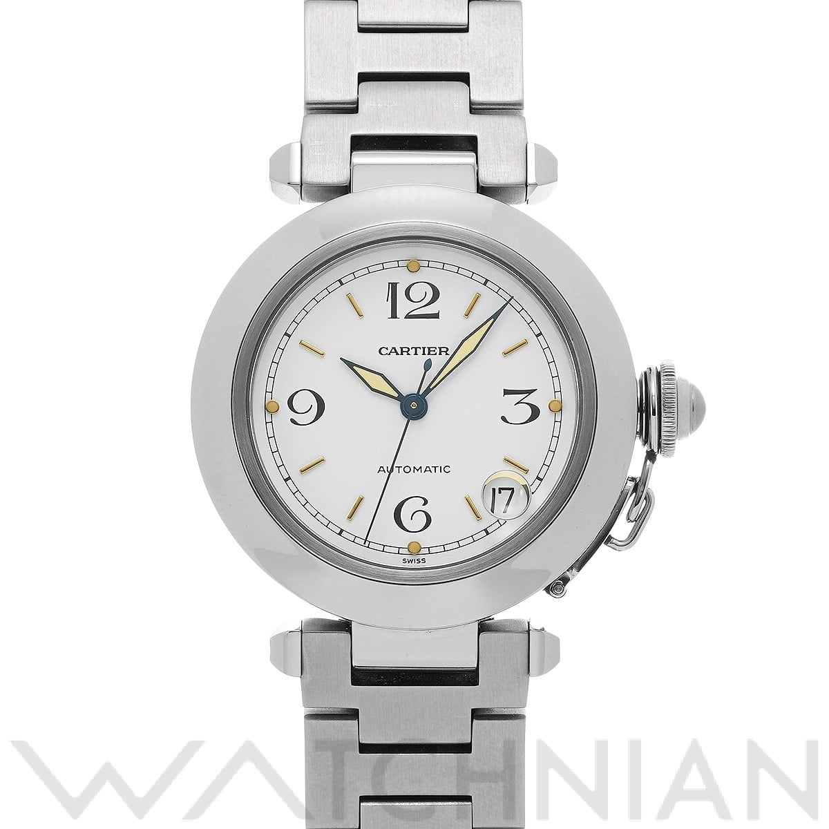 カルティエ / CARTIER パシャC W31015M7 ホワイト ユニセックス 時計 【中古】【wristwatch】