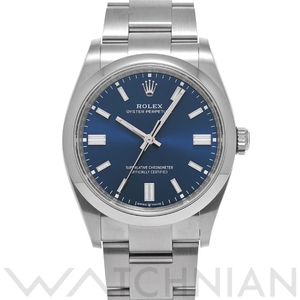 ロレックス オイスターパーペチュアル 36 126000 ブライトブルー メンズ 時計 【中古】【wristwatch】