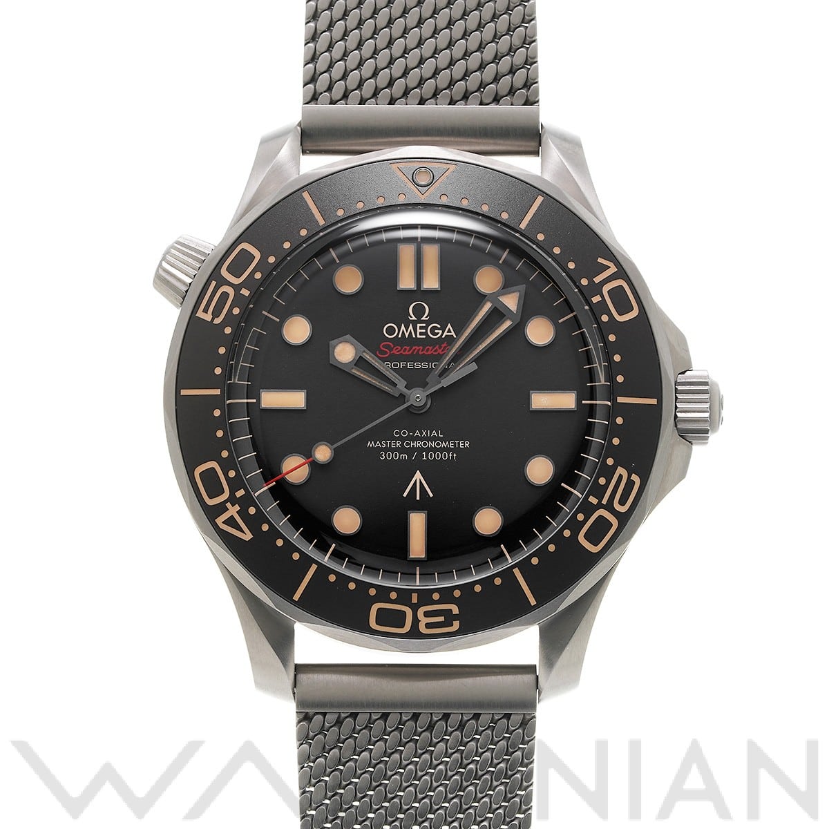 シーマスター ダイバー300 コーアクシャル マスタークロノメーター 007 210.90.42.20.01.001 ブラウン オメガ OMEGA メンズ 【中古】