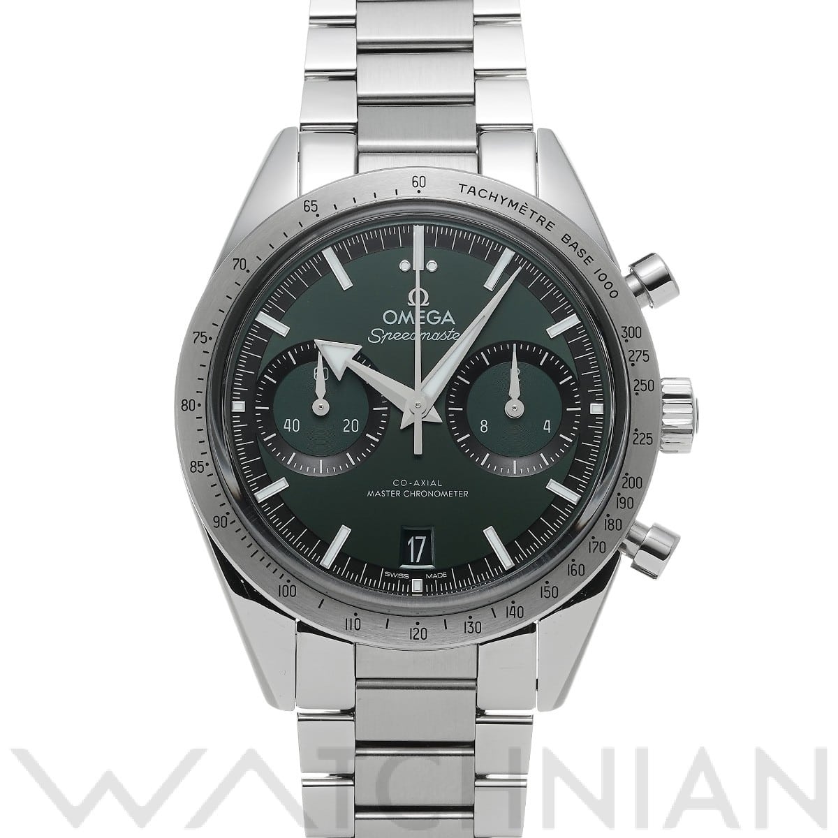 オメガ / OMEGA スピードマスター '57 コーアクシャル マスタークロノメーター 332.10.41.51.10.001 グリーン メンズ 時計 【中古】【wristwatch】