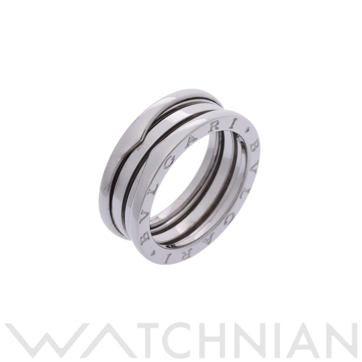 ブルガリ B.ZERO1 リング #60 シルバー K18ホワイトゴールド WG ユニセックス ジュエリー 【中古】【jewelry】