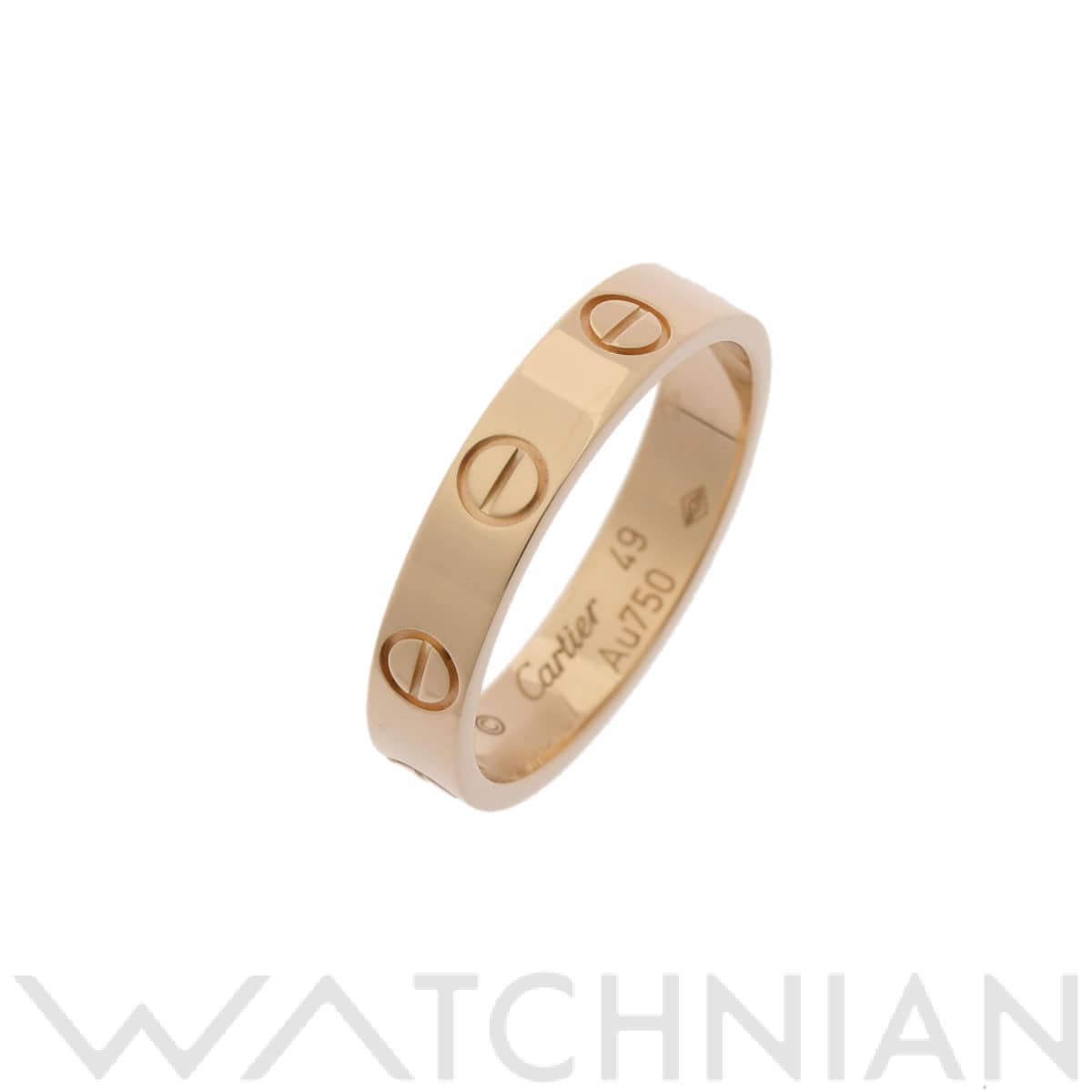 カルティエ ミニラブリング #49 ゴールド CRB4085049 K18イエローゴールド YG レディース ジュエリー 【中古】【jewelry】