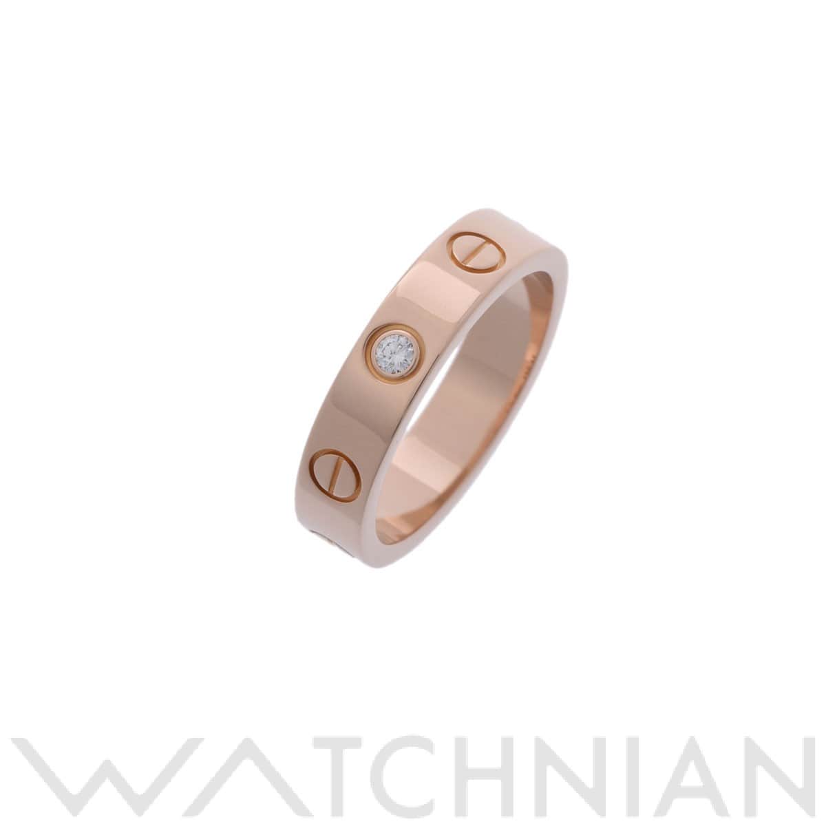 カルティエ ミニラブリング 1PD #47 ゴールド K18ピンクゴールド PG レディース ジュエリー 【中古】【jewelry】