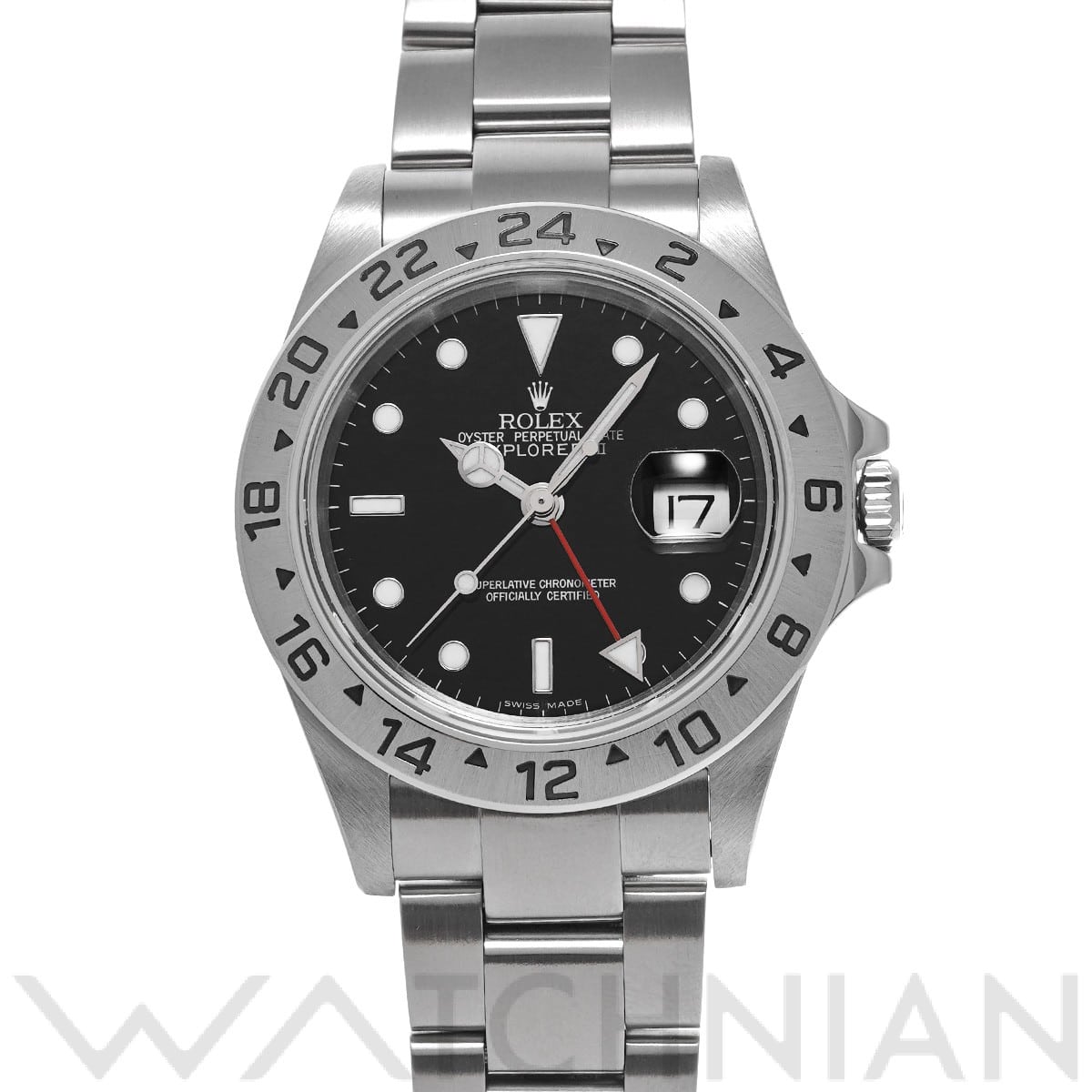 ロレックス エクスプローラーII 16570 ブラック メンズ 時計 【中古】【wristwatch】