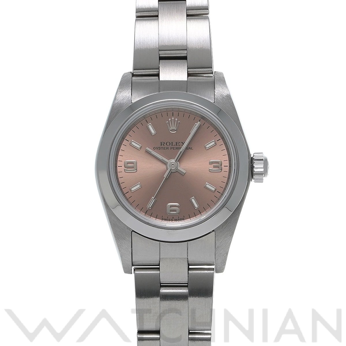 ロレックス / ROLEX オイスターパーペチュアル 76080 ピンク レディース 時計 【中古】【wristwatch】