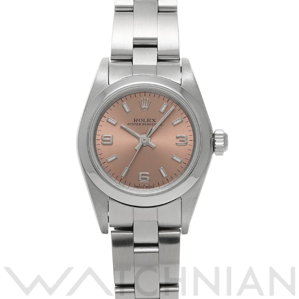 ロレックス / ROLEX オイスターパーペチュアル 76080 ピンク レディース 時計 【中古】【wristwatch】