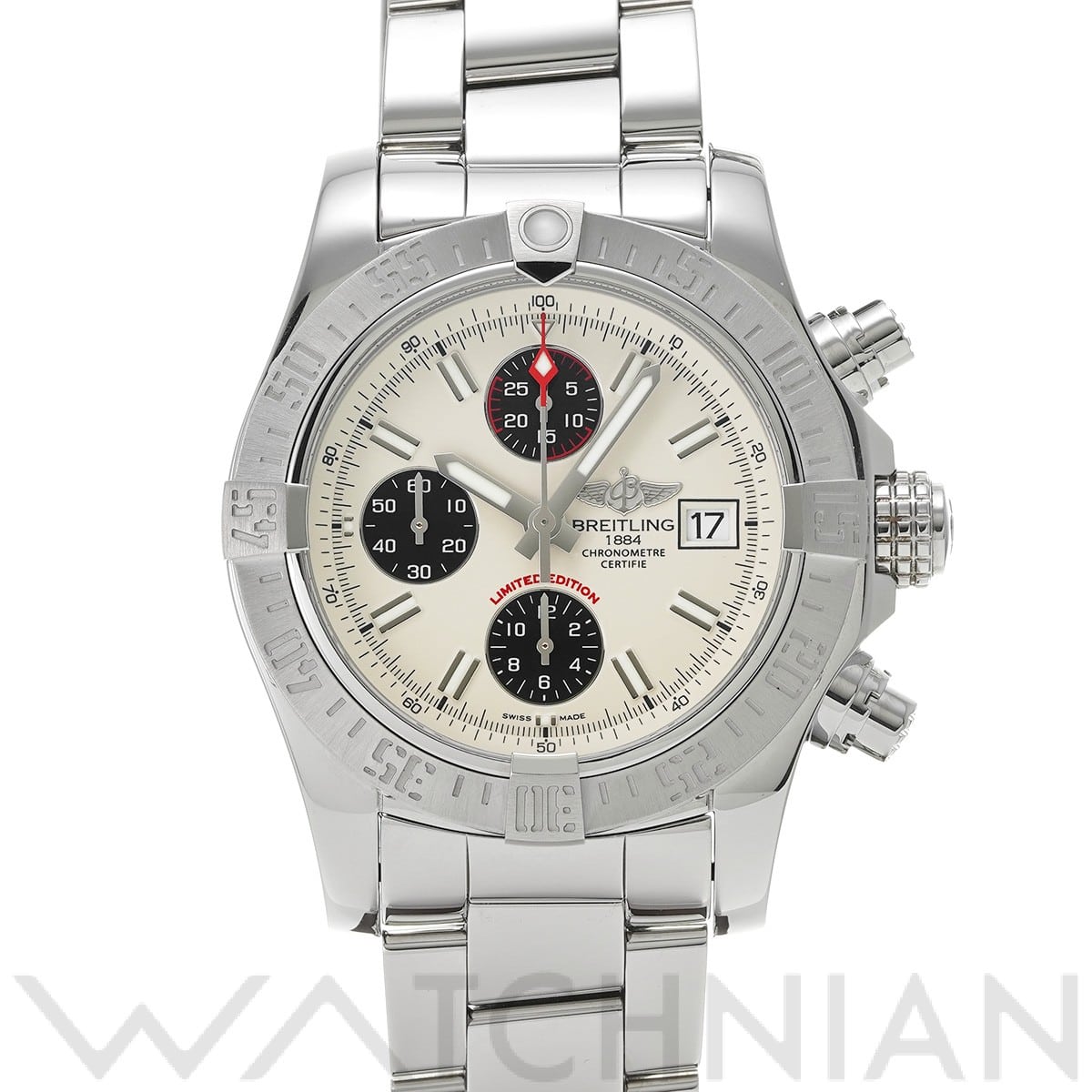 ブライトリング / BREITLING アベンジャー II A133813K/G809 シルバー/グレー メンズ 時計 【中古】【wristwatch】