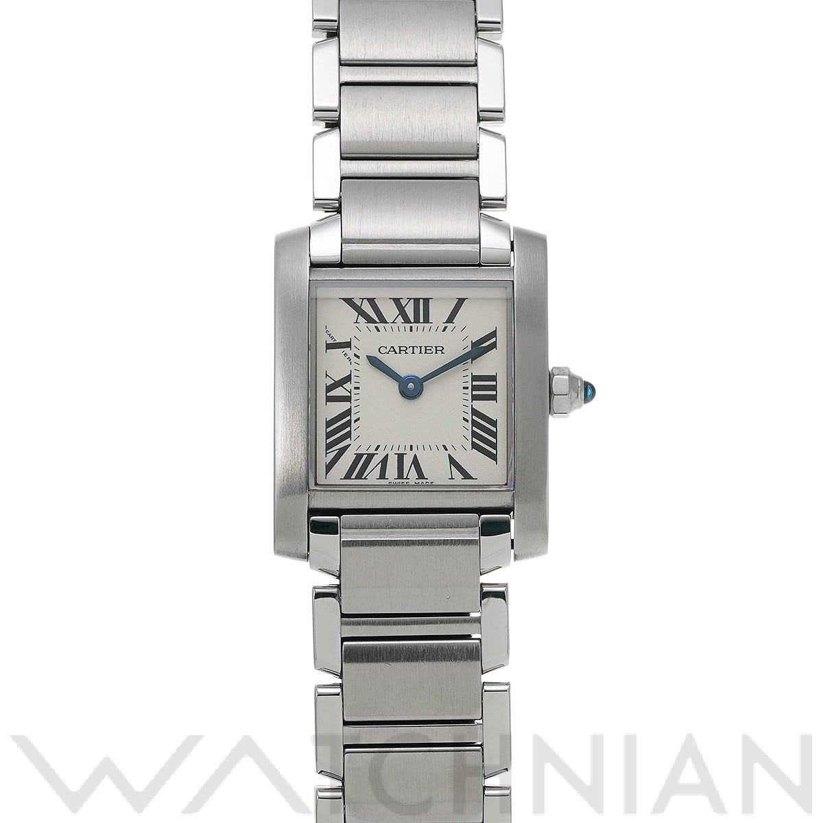 カルティエ / CARTIER タンク フランセーズ SM W51008Q3 シルバー レディース 時計 【中古】【wristwatch】