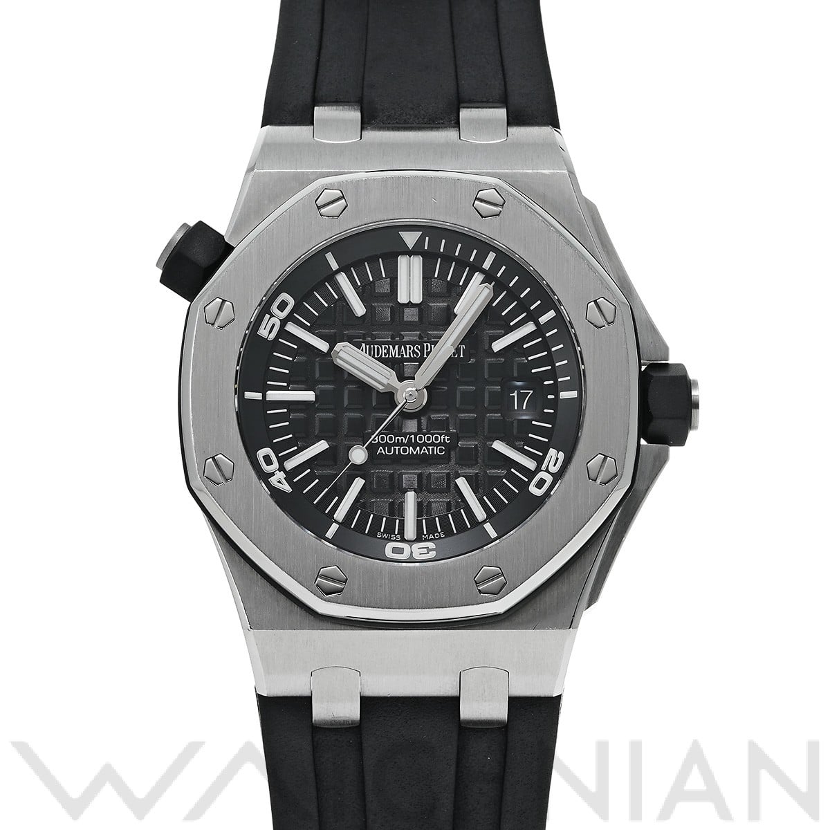 オーデマ ピゲ ロイヤルオーク オフショア ダイバー 15703ST.OO.A002CA.01 ブラック メンズ 時計 【中古】【wristwatch】