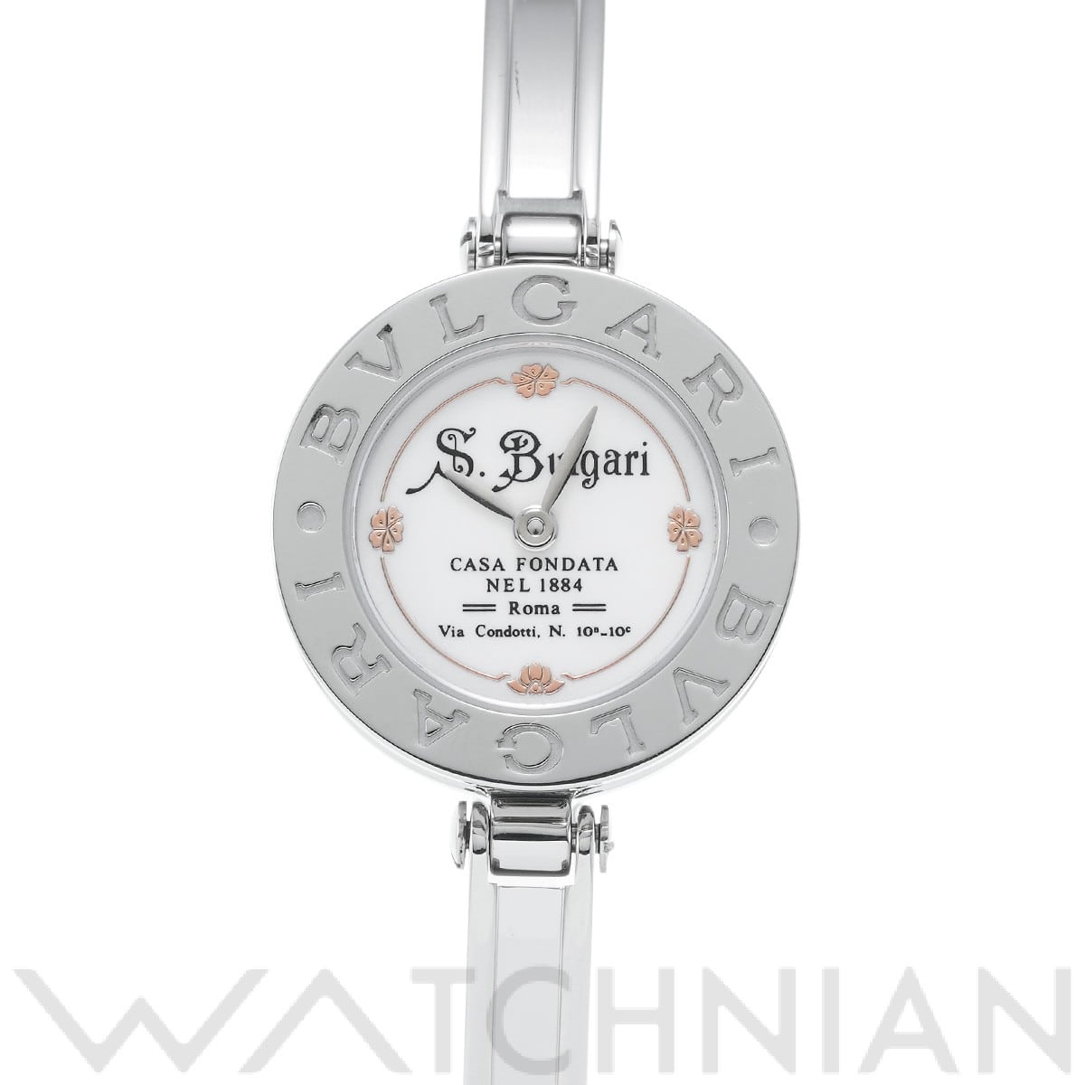 ブルガリ / BVLGARI ビーゼロワン コレッツィオーネ 125th BZ22S ホワイト レディース 時計 【中古】【wristwatch】