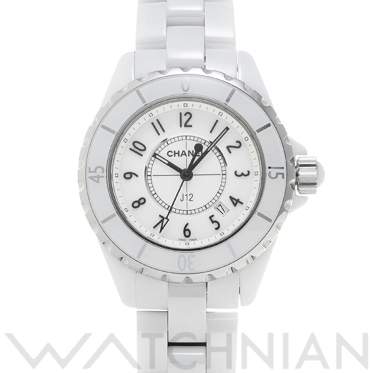 シャネル / CHANEL J12 33MM H0968 ホワイト レディース 時計 【中古】【wristwatch】
