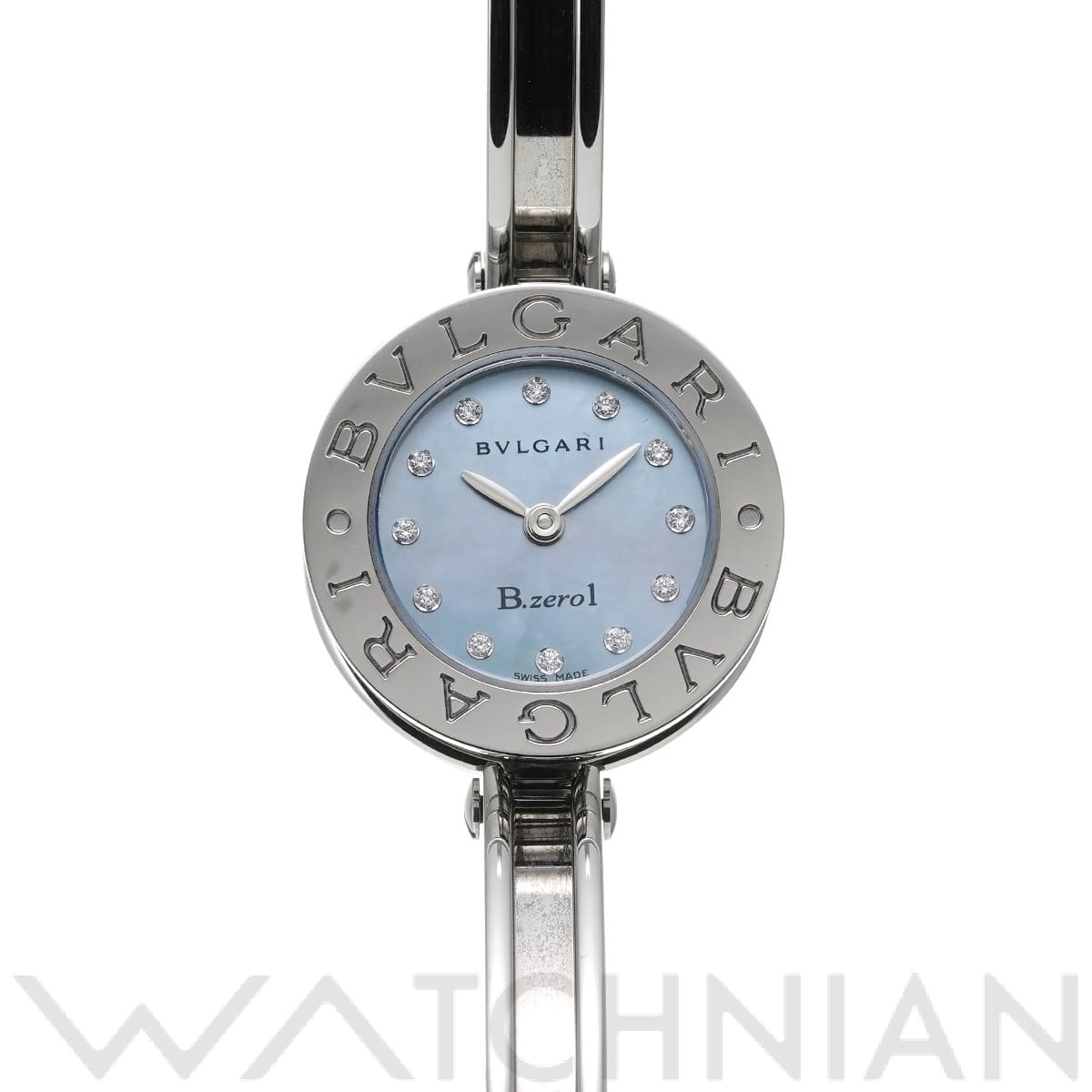 ブルガリ / BVLGARI ビーゼロワン BZ22S ブルーシェル/ダイヤモンド レディース 時計 【中古】【wristwatch】