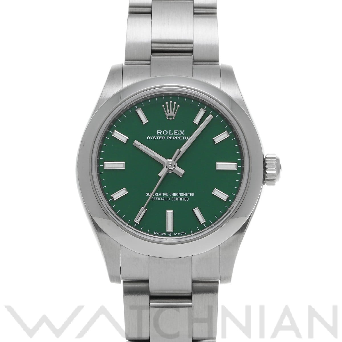 ロレックス / ROLEX オイスターパーペチュアル 31 277200 グリーン ユニセックス 時計 【中古】【wristwatch】