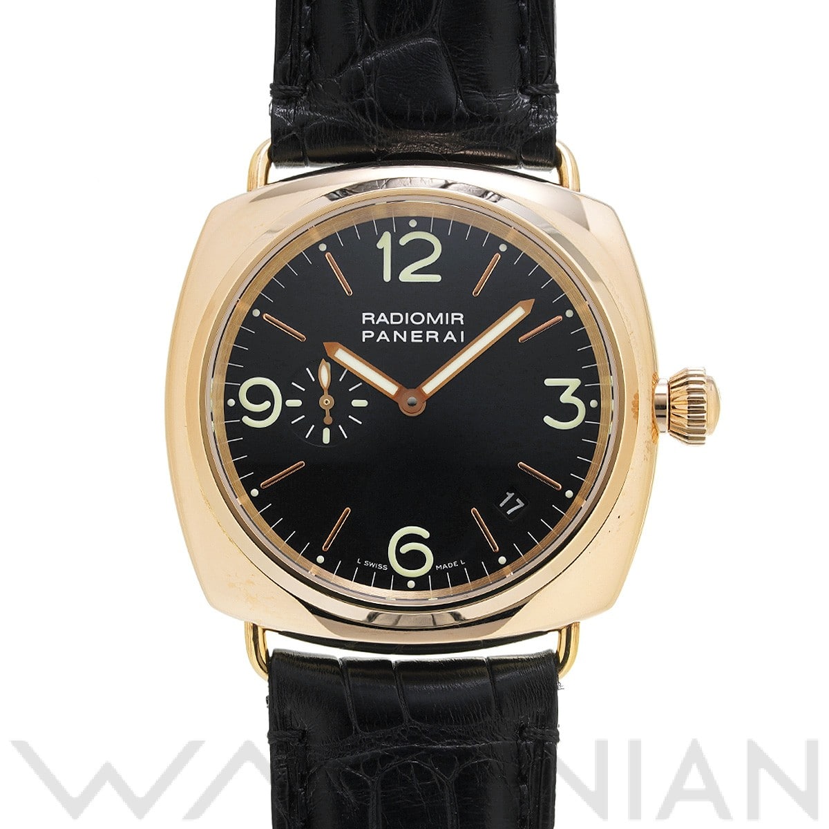 パネライ / PANERAI ラジオミール オートマティック PAM00103 ブラック メンズ 時計 【中古】【wristwatch】