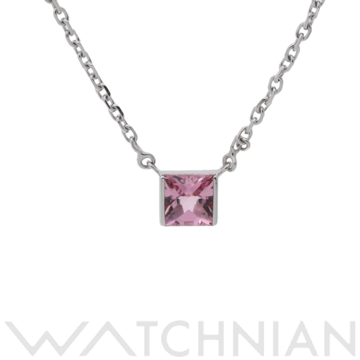 カルティエ タンクネックレス シルバー K18ホワイトゴールド WG レディース ジュエリー 【中古】【jewelry】
