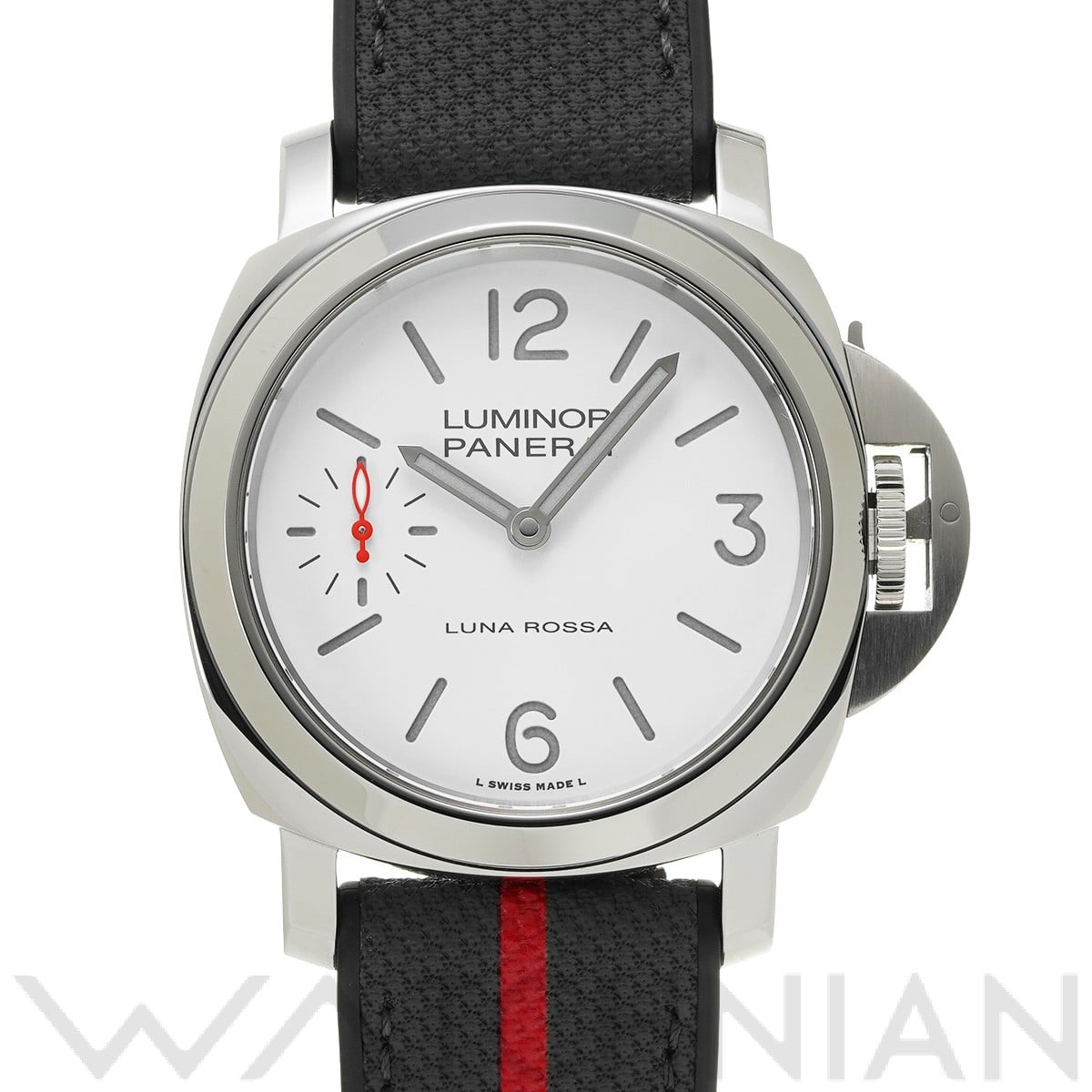 パネライ ルミノール ルナロッサ PAM01342 ホワイト メンズ 時計 【中古】【wristwatch】