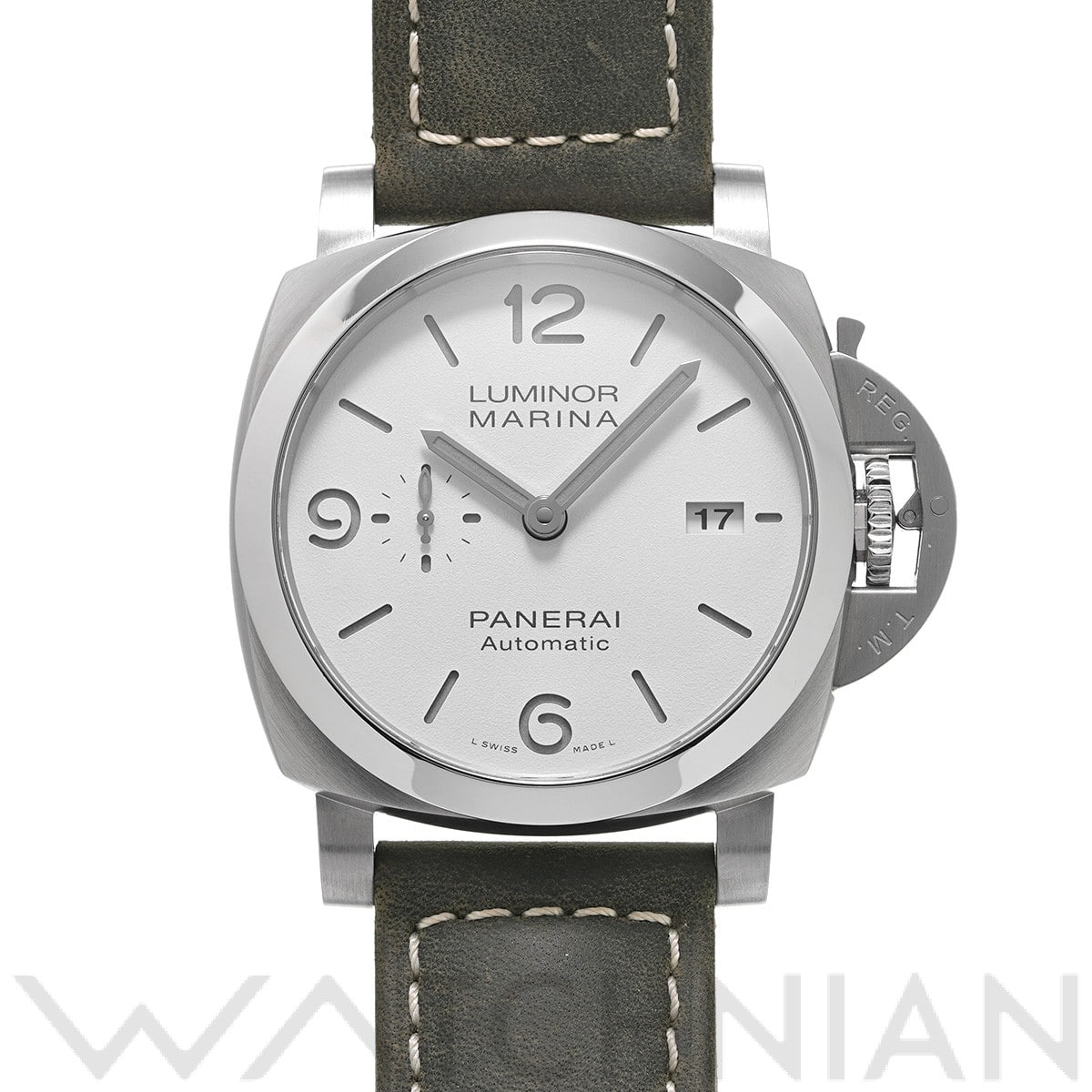 ルミノールマリーナ 44mm PAM01314 X番(2021年製造) ホワイト パネライ PANERAI メンズ 【中古】