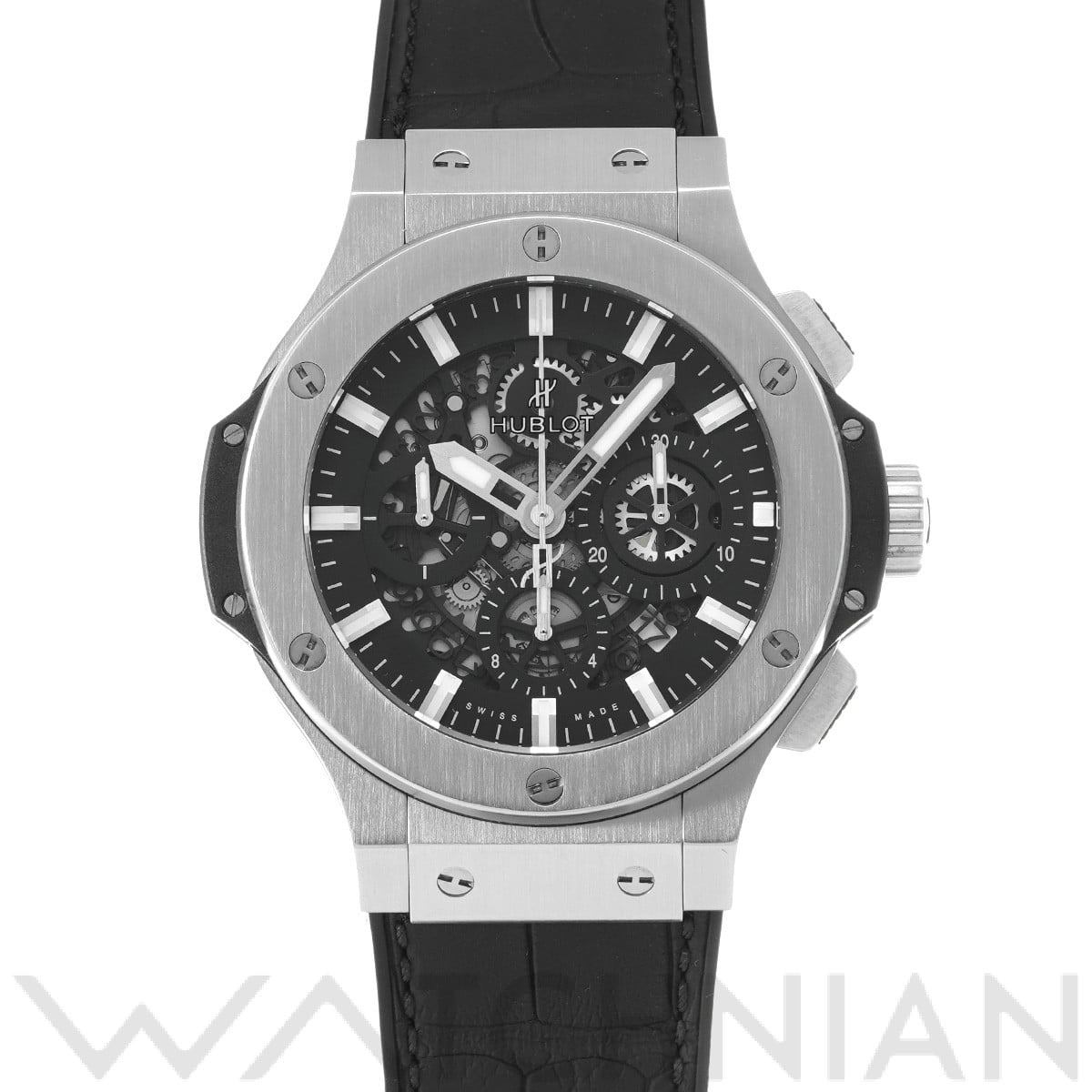 ビッグバン アエロバン スチール 311.SX.1170.GR スケルトン ウブロ HUBLOT メンズ 【中古】