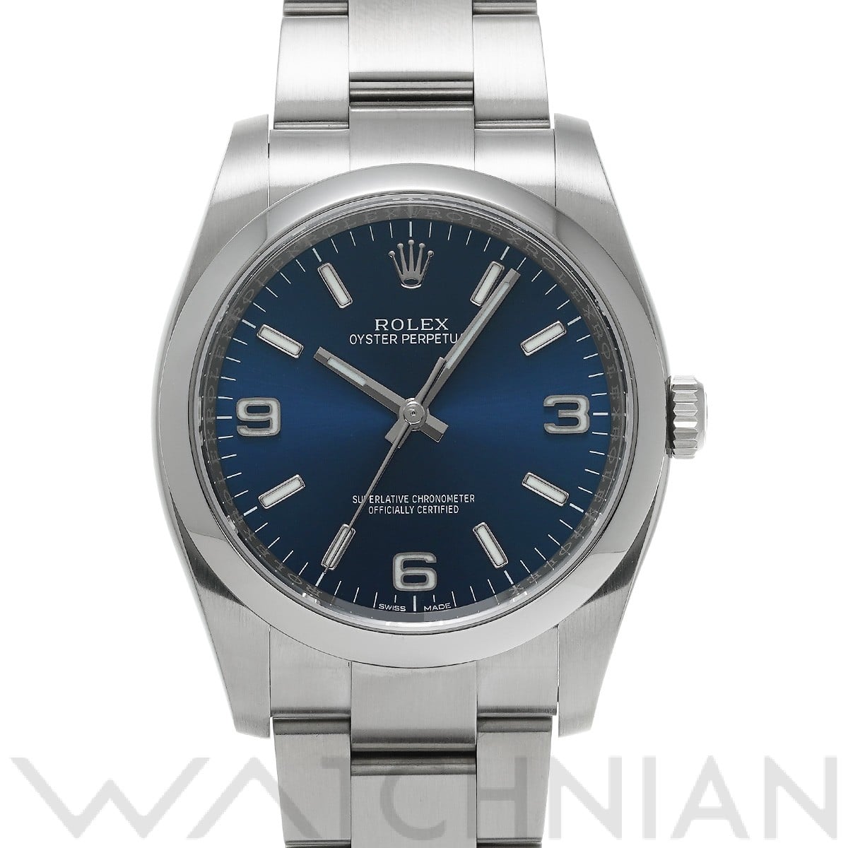 ロレックス オイスターパーペチュアル 36 116000 ブルー メンズ 時計 【中古】【wristwatch】