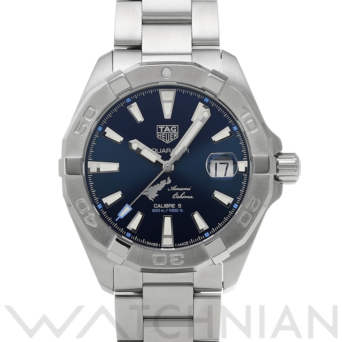 タグ ホイヤー / TAG HEUER アクアレーサー キャリバー5 WWF 奄美大島 WBD2117.BA0928 ブルー メンズ 時計 【中古】【wristwatch】