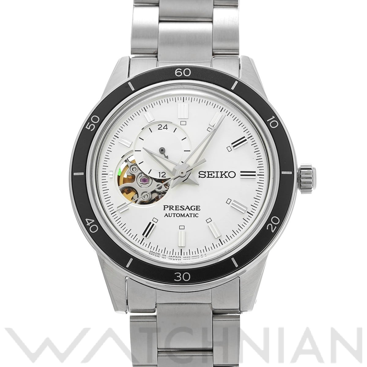 セイコー / SEIKO プレザージュ メカニカル SARY189 シルバー メンズ 時計 【中古】【wristwatch】