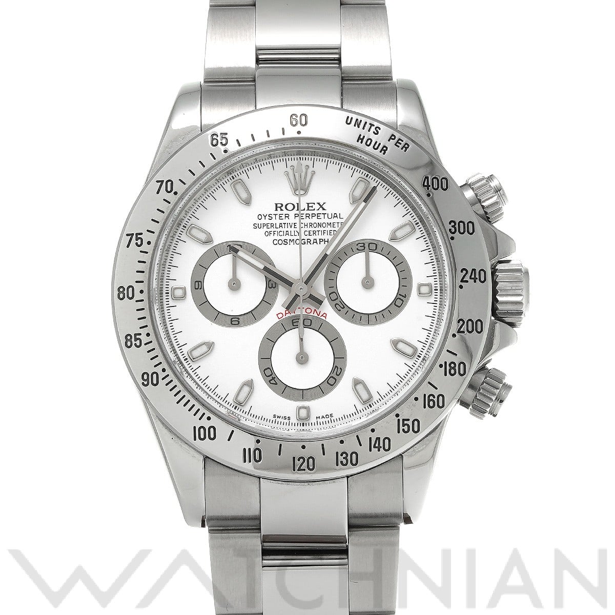 ロレックス コスモグラフ デイトナ 116520 ホワイト メンズ 時計 【中古】【wristwatch】