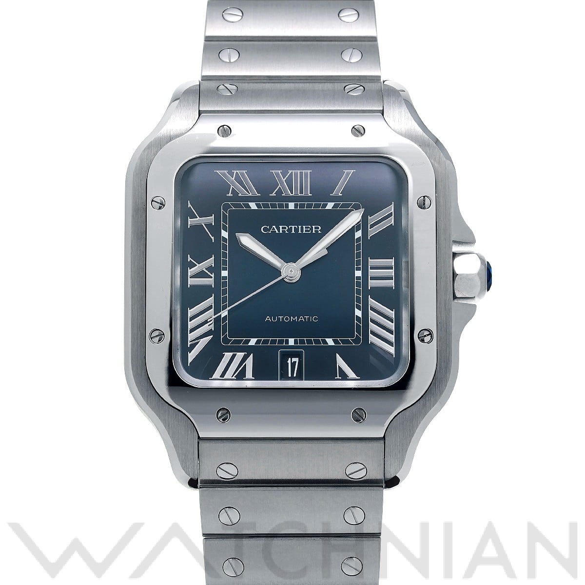 カルティエ / CARTIER サントス ドゥ カルティエ LM WSSA0030 ブルー・グラデーション メンズ 時計 【中古】【wristwatch】