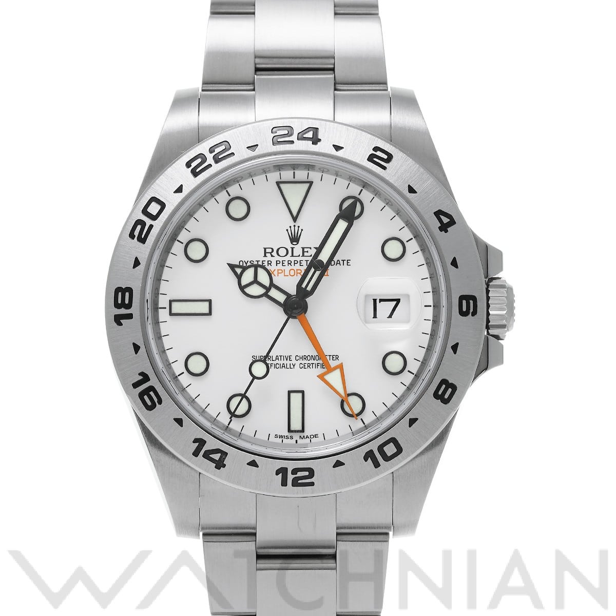 ロレックス エクスプローラーII 216570 ホワイト メンズ 時計 【中古】【wristwatch】