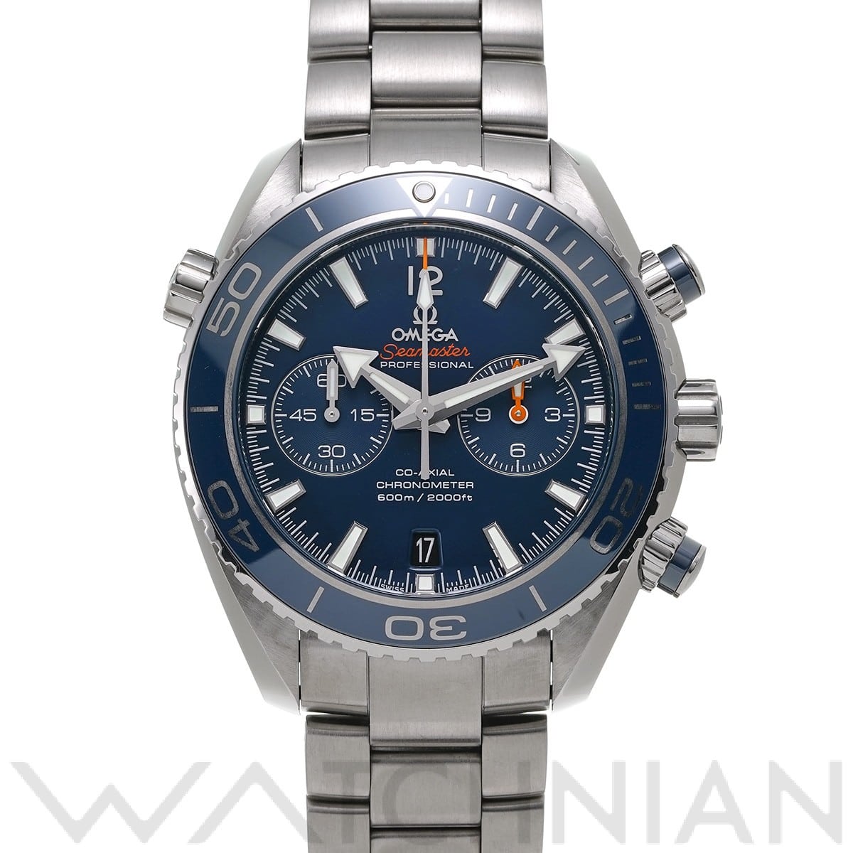 オメガ / OMEGA シーマスター プラネットオーシャン 600 コーアクシャル クロノグラフ 232.90.46.51.03.001 ブルー メンズ 時計 【中古】【wristwatch】