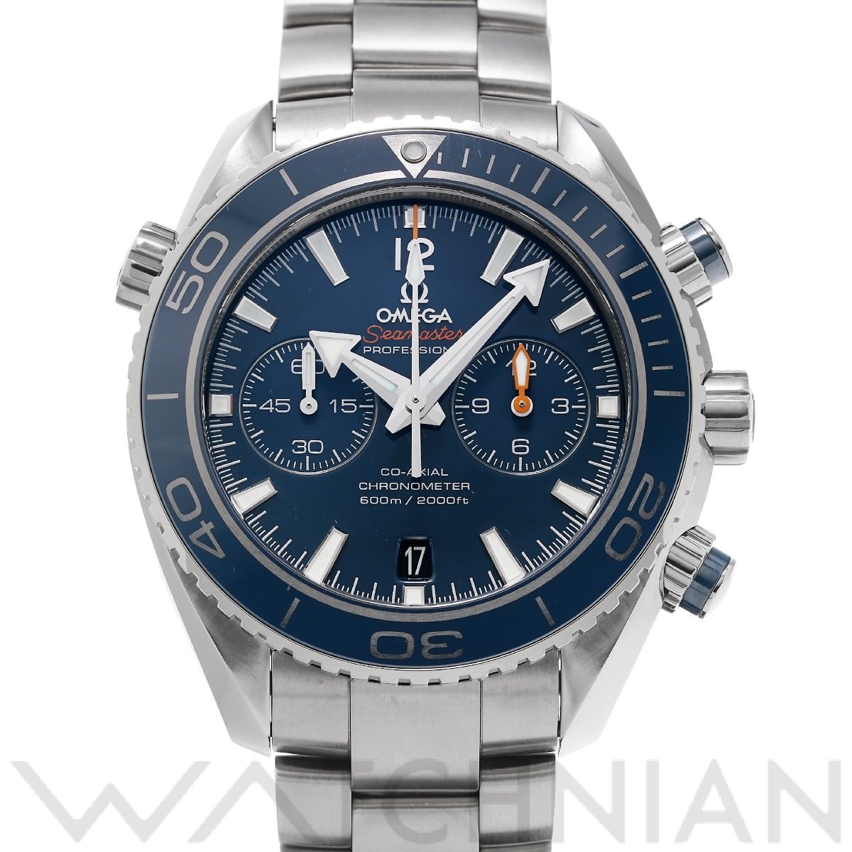 オメガ / OMEGA シーマスター プラネットオーシャン 600 コーアクシャル クロノグラフ 232.90.46.51.03.001 ブルー メンズ 時計 【中古】【wristwatch】