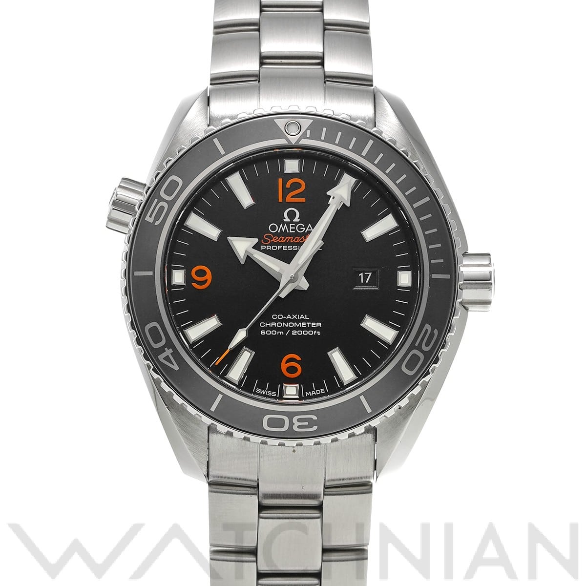 オメガ シーマスター プラネットオーシャン 600 コーアクシャル 232.30.38.20.01.002 ブラック ユニセックス 時計 【中古】【wristwatch】