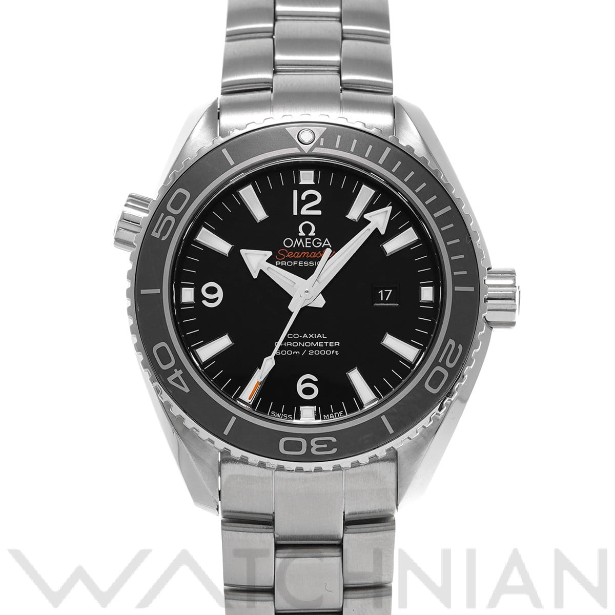 オメガ シーマスター プラネットオーシャン 600 コーアクシャル 232.30.38.20.01.001 ブラック ユニセックス 時計 【中古】【wristwatch】