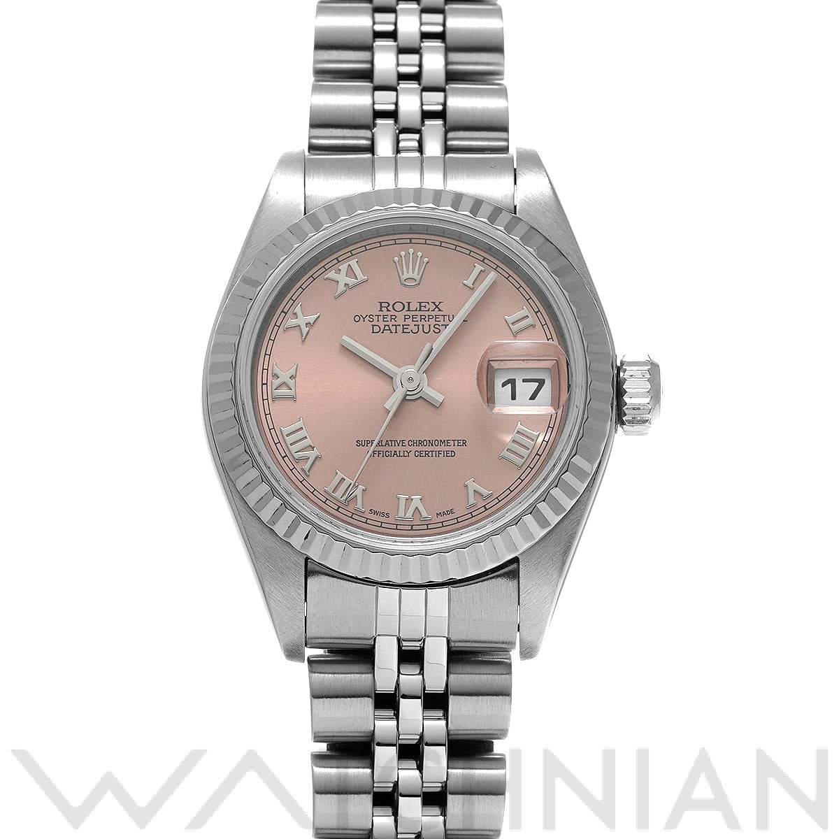 ロレックス デイトジャスト 79174 ピンク レディース 時計 【中古】【wristwatch】