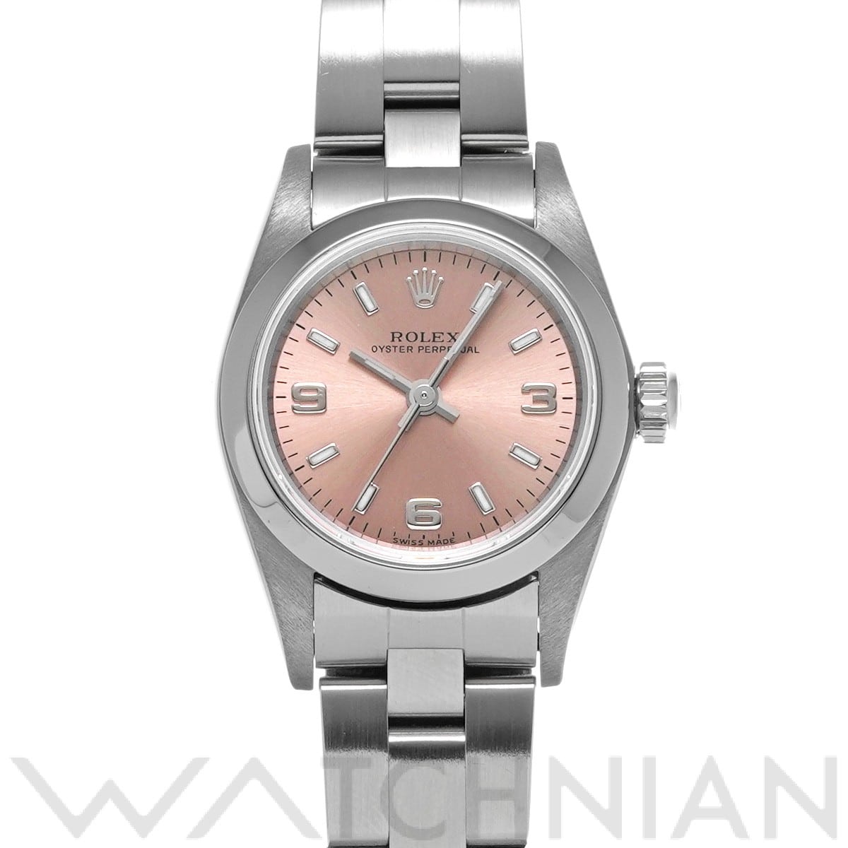 ロレックス / ROLEX オイスターパーペチュアル 76080 ピンク レディース 時計 【中古】【wristwatch】