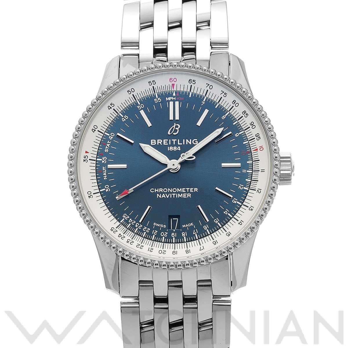 ブライトリング / BREITLING ナビタイマー オートマチック 38 A17325211C1A1 ブルー メンズ 時計 【中古】【wristwatch】