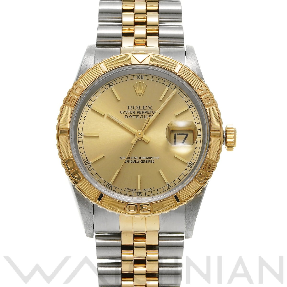 ロレックス デイトジャスト サンダーバード 16263 シャンパン メンズ 時計 【中古】【wristwatch】