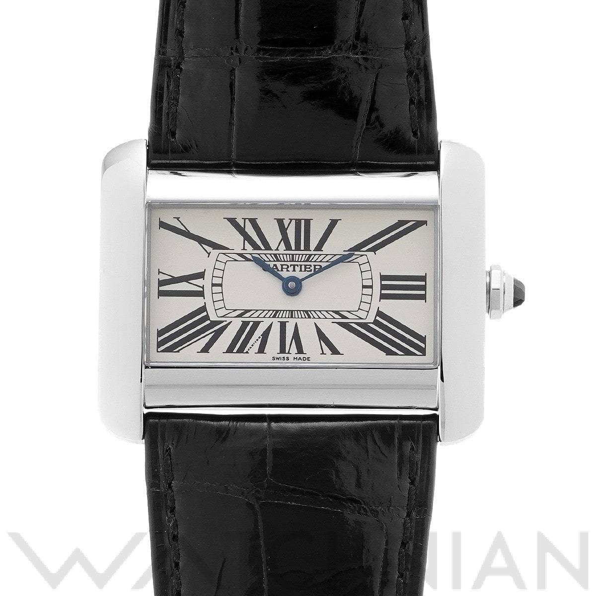 タンク ディヴァン LM W6300655 シルバー カルティエ CARTIER メンズ 【中古】