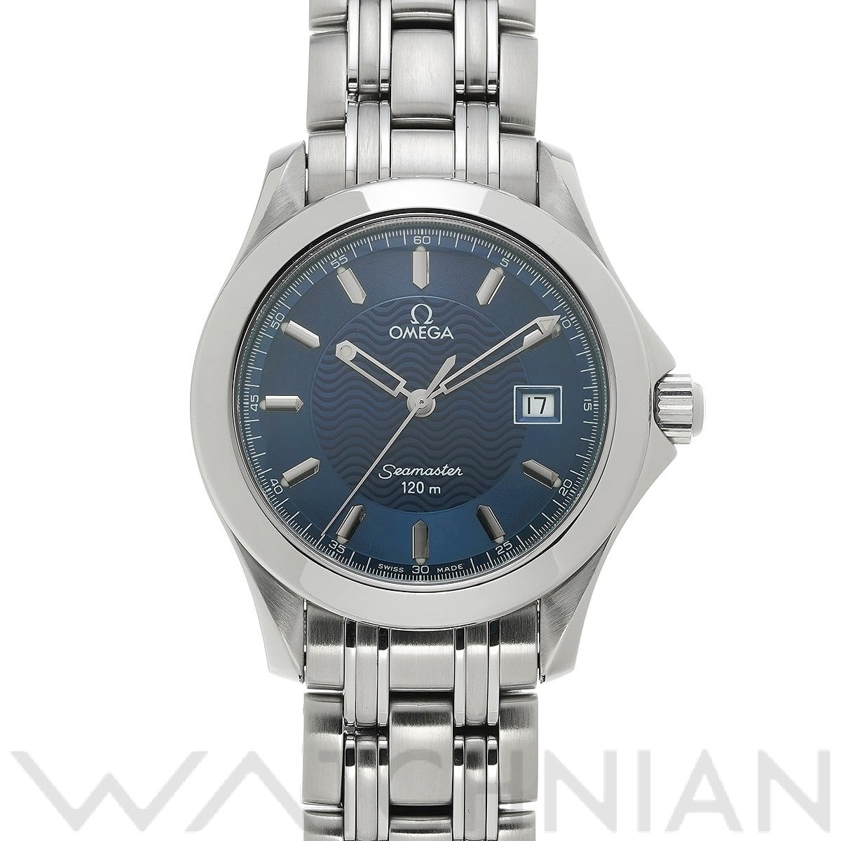 オメガ / OMEGA シーマスター 120 クォーツ 2511.81 ブルー メンズ 時計 【中古】【wristwatch】