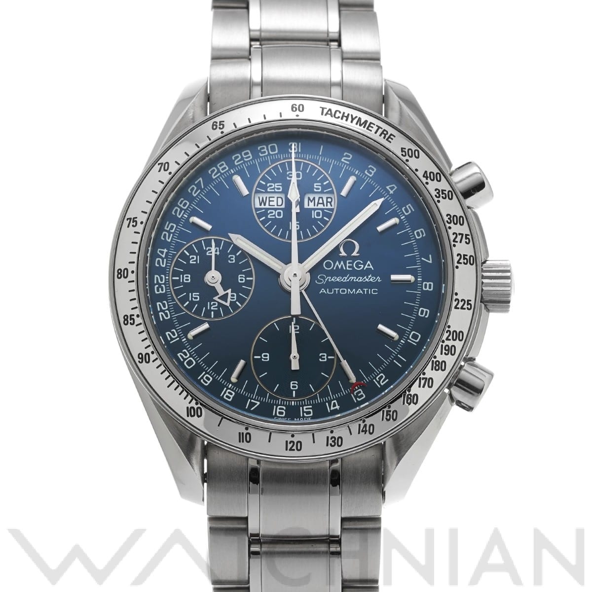 オメガ / OMEGA スピードマスター トリプルカレンダー 3523.80 ブルー メンズ 時計 【中古】【wristwatch】