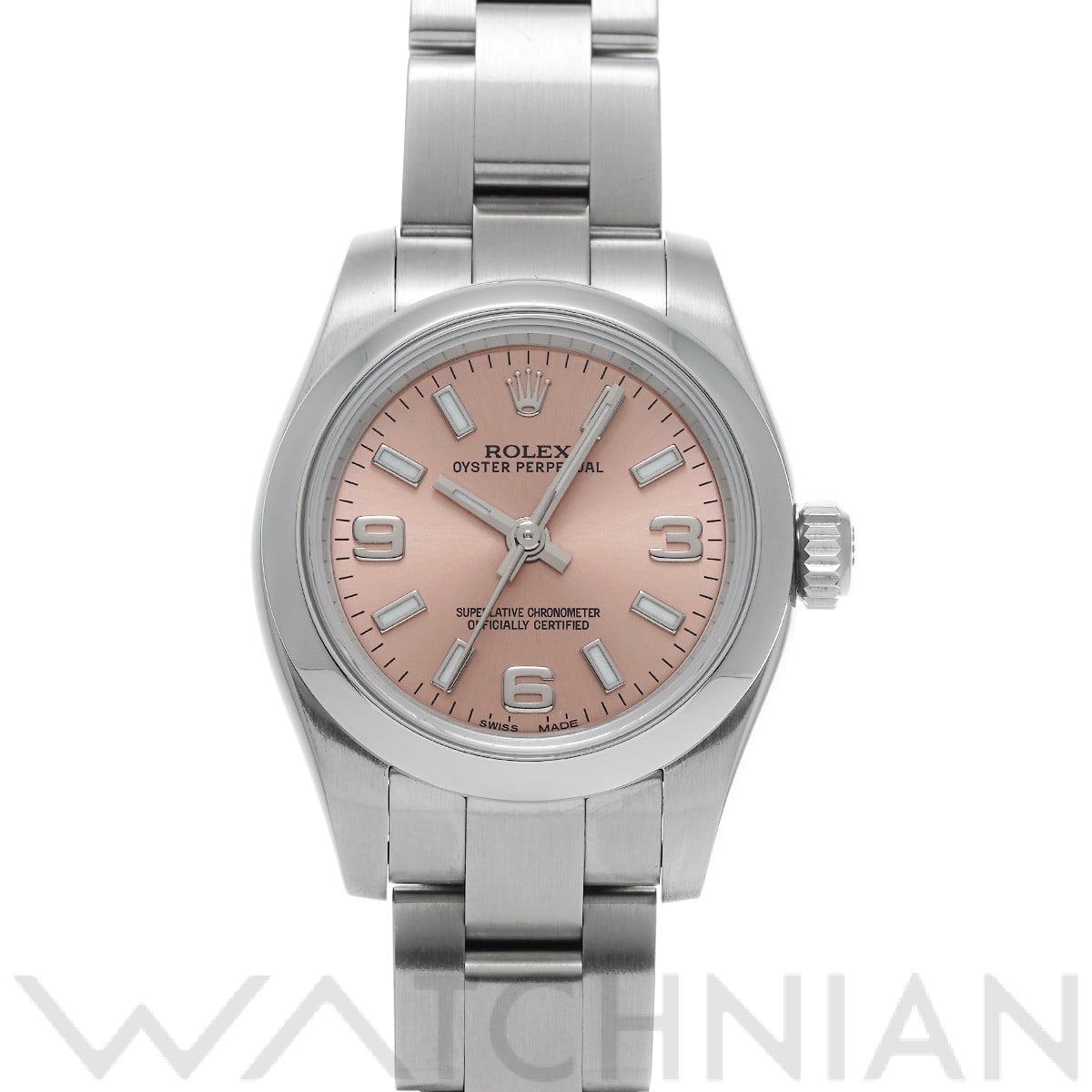 オイスターパーペチュアル 26 176200 ランダムシリアル ピンク ロレックス ROLEX レディース 【中古】
