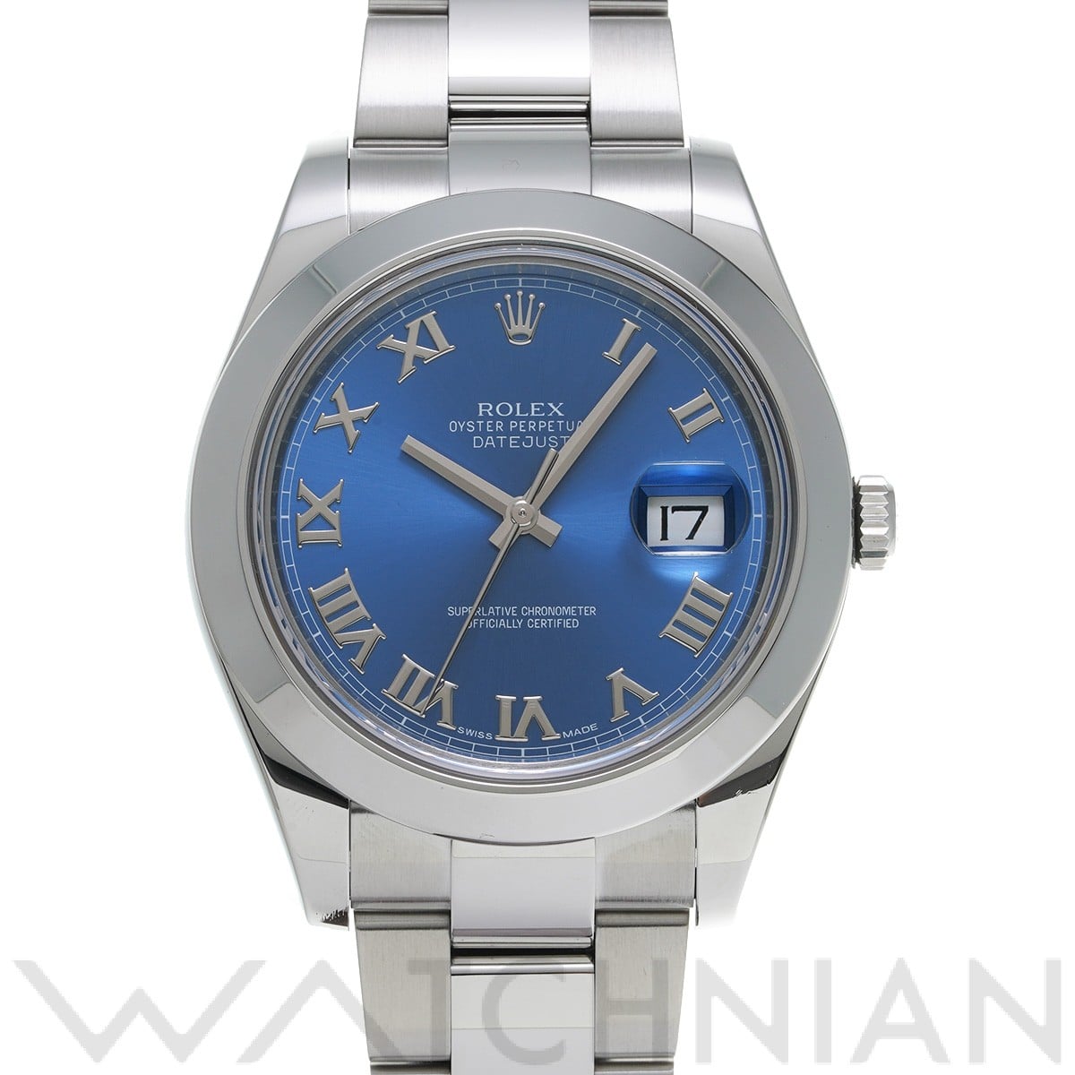 ロレックス デイトジャスト II 116300 ブルー メンズ 時計 【中古】【wristwatch】