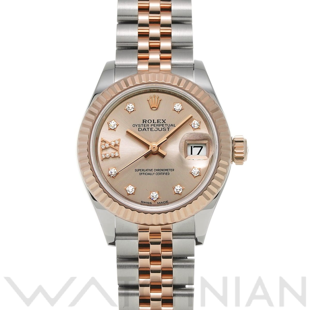 ロレックス / ROLEX デイトジャスト レディ 28 279171G ピンク/ダイヤモンド レディース 時計 【中古】【wristwatch】