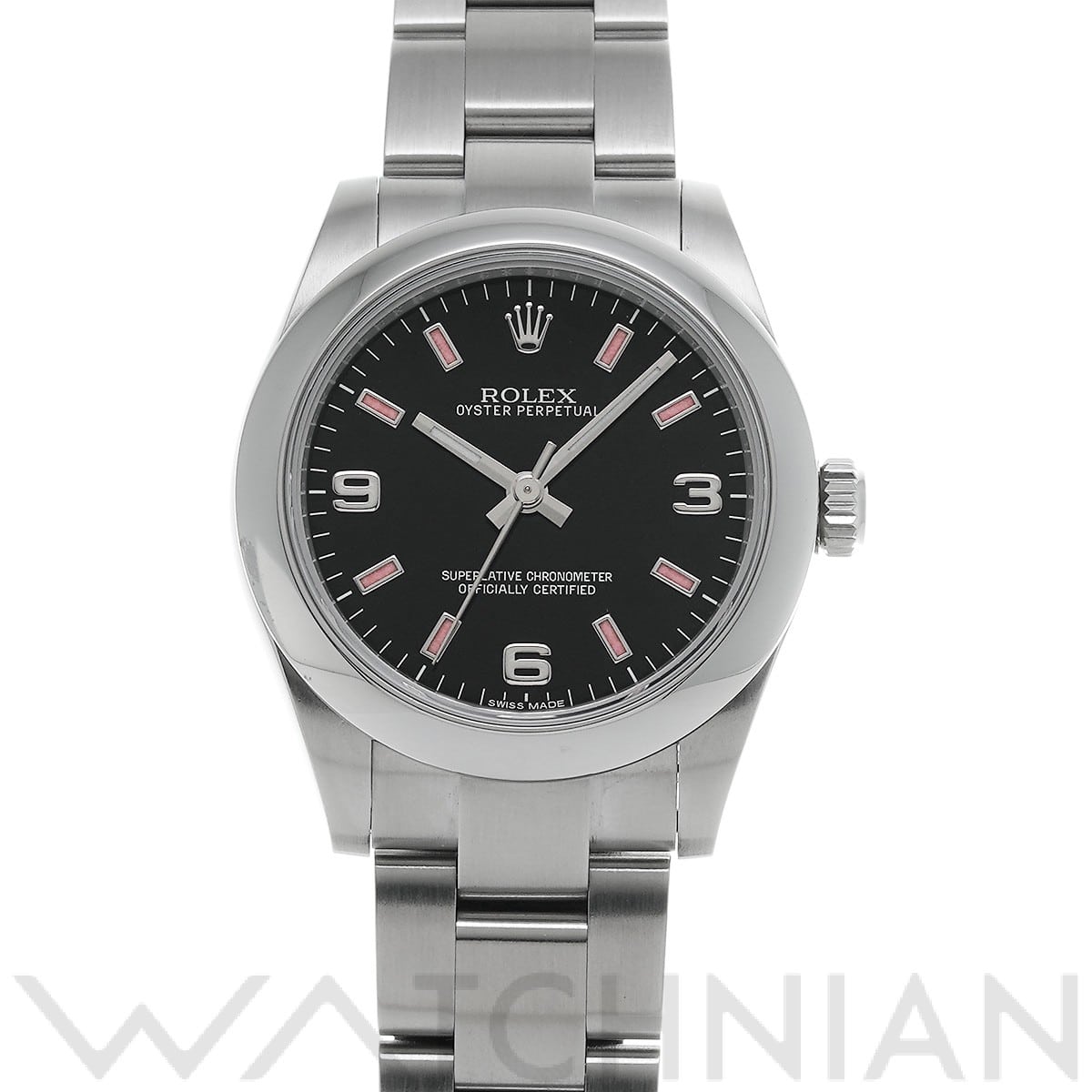 ロレックス / ROLEX オイスターパーペチュアル 31 177200 ブラック ユニセックス 時計 【中古】【wristwatch】