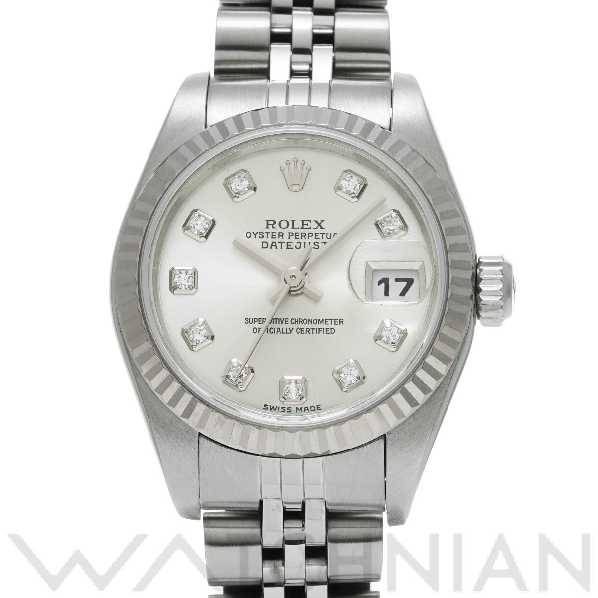 ロレックス デイトジャスト 79174G シルバー/ダイヤモンド レディース 時計 【中古】【wristwatch】