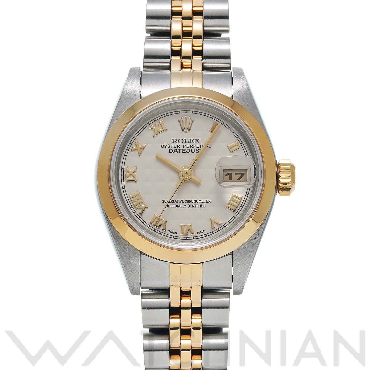 ロレックス / ROLEX デイトジャスト 79163 アイボリーピラミッド レディース 時計 【中古】【wristwatch】