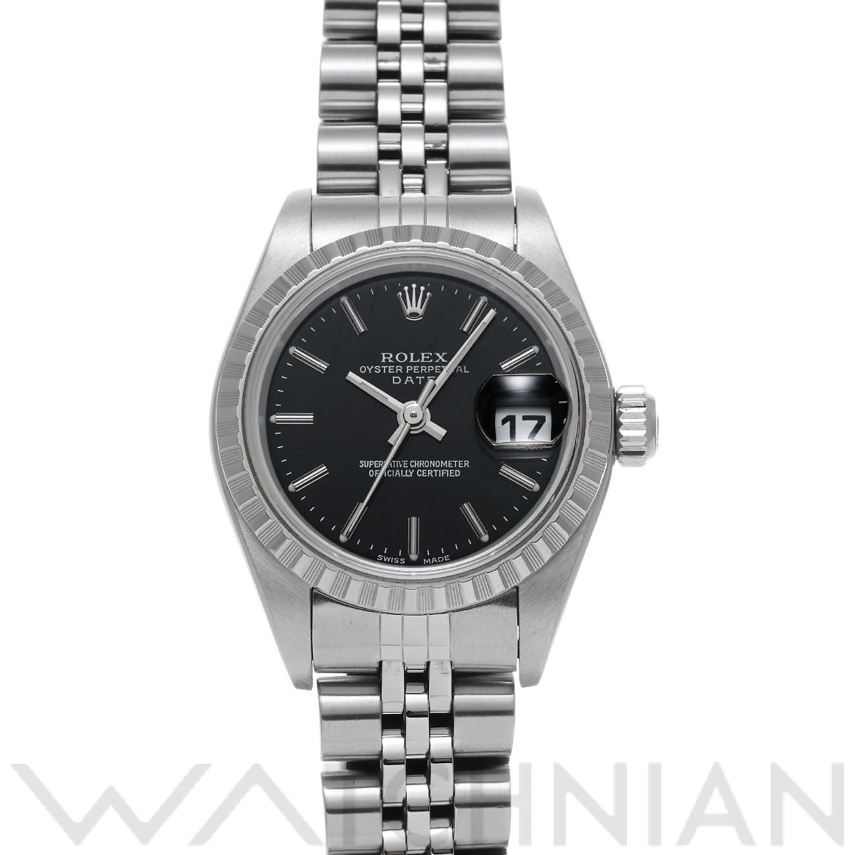 ロレックス / ROLEX オイスターパーペチュアル デイト 79240 ブラック レディース 時計 【中古】【wristwatch】