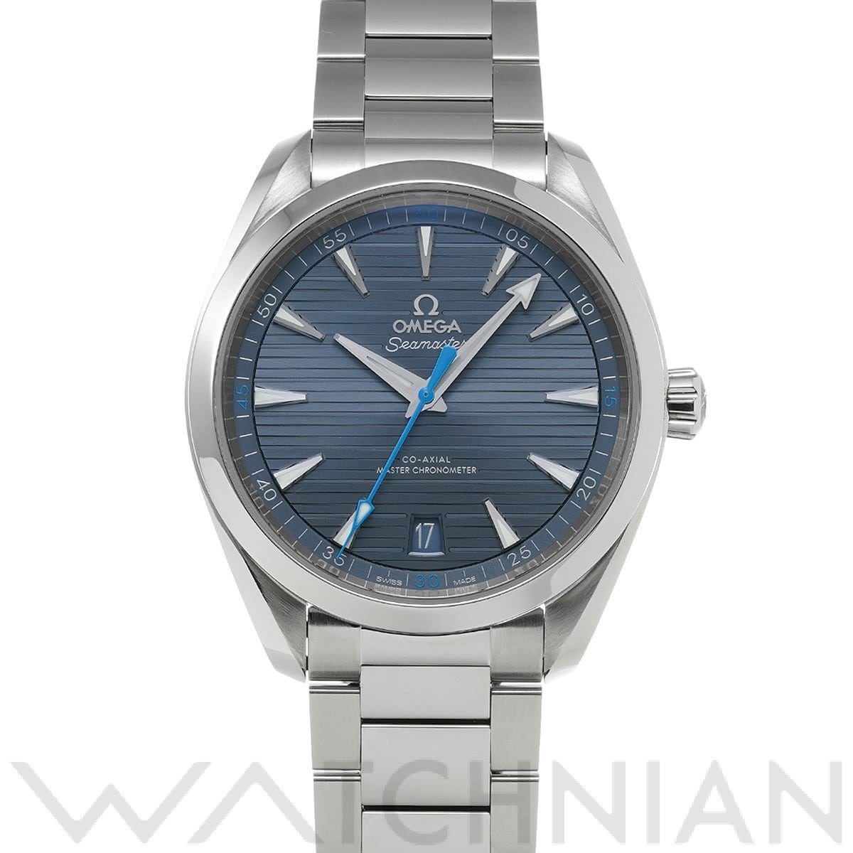 オメガ / OMEGA シーマスター アクアテラ コーアクシャル マスタークロノメーター 220.10.41.21.03.002 ブルー メンズ 時計 【中古】【wristwatch】