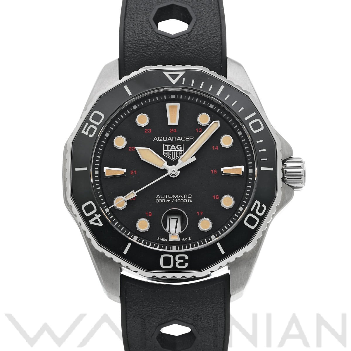 タグ ホイヤー / TAG HEUER アクアレーサー プロフェッショナル 300 キャリバー5 トリビュート トゥ ホイヤー844 WBP208C.FT6201 ブラック メンズ 時計 【中古】【wristwatch】