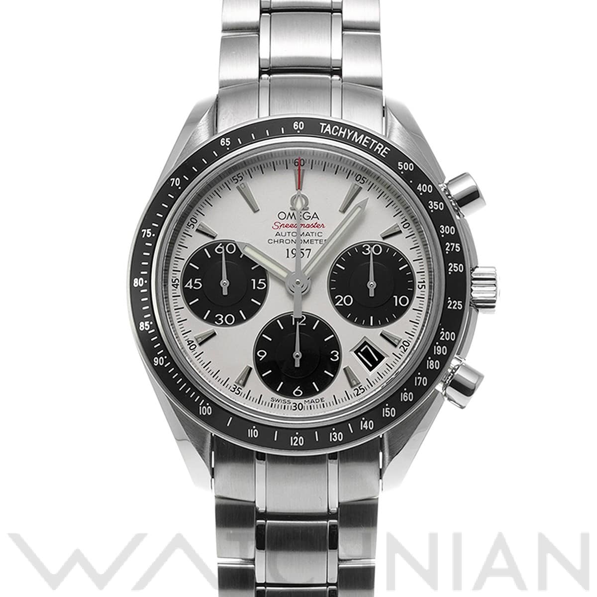 オメガ / OMEGA スピードマスター デイト 1957 323.30.40.40.02.001 シルバー/ブラック メンズ 時計 【中古】【wristwatch】