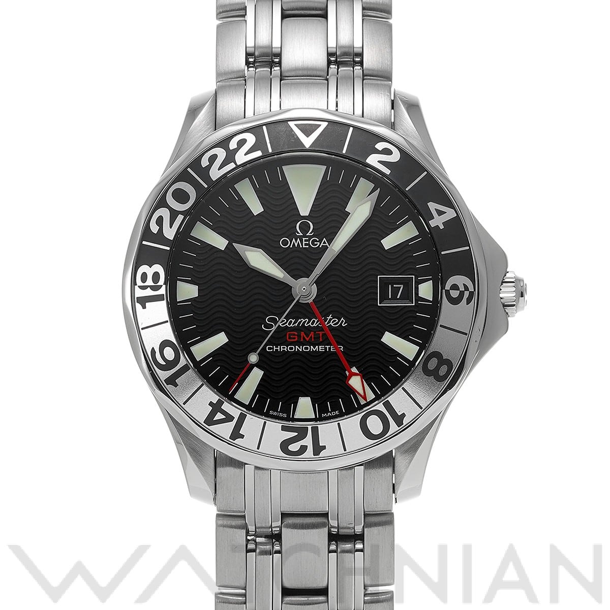 オメガ / OMEGA シーマスター 300 GMT 50th 2534.50 ブラック メンズ 時計 【中古】【wristwatch】
